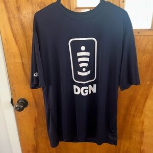 Port & Company Discstore DGN xl blue performance tshirt